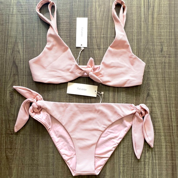 Eberjey Bikini Set. Size S, Blush Pink - Picture 1 of 3